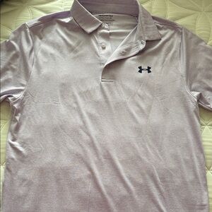 Under Armour Men's Lavender Polo Shirt